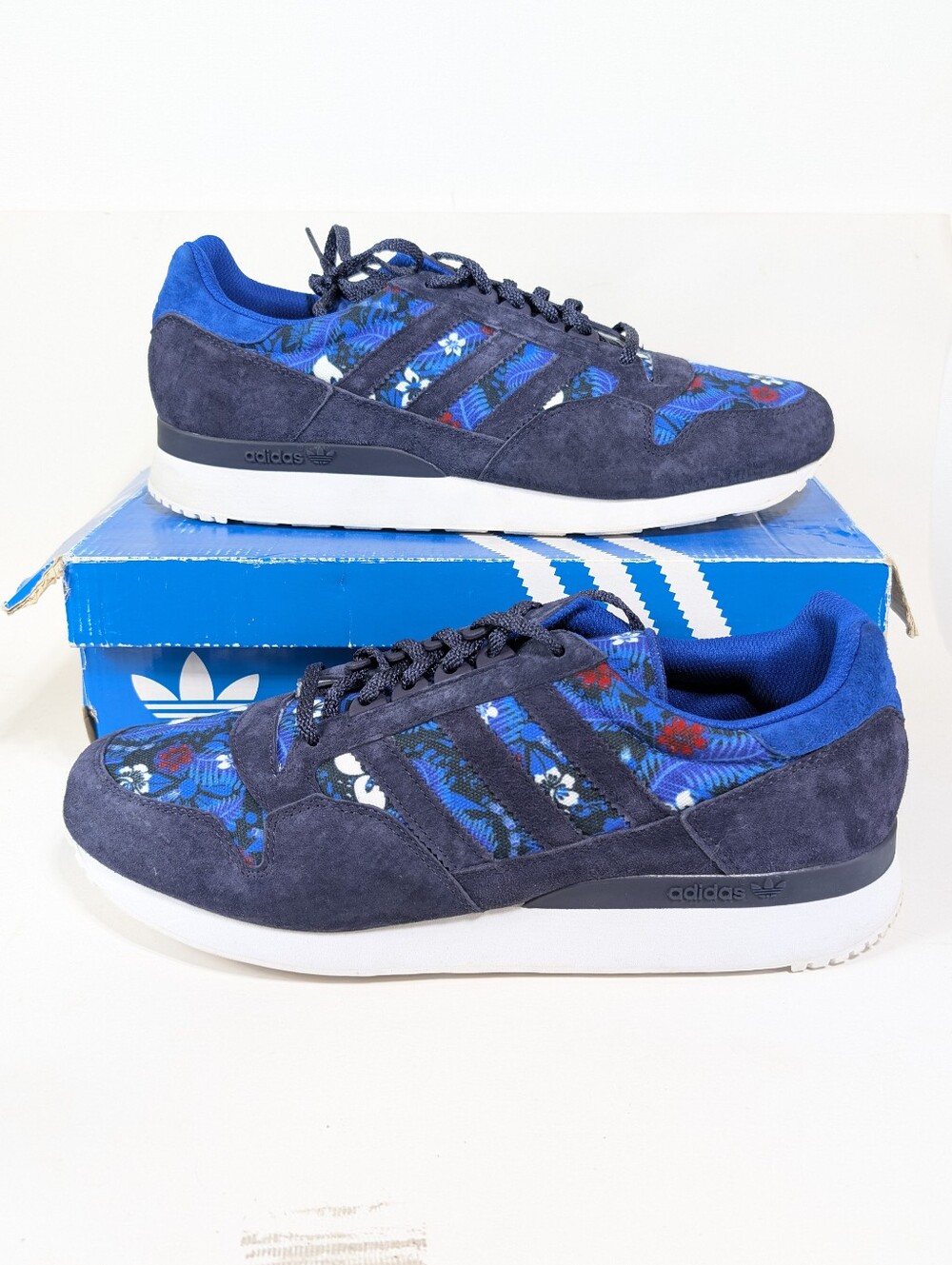ADIDAS ZX 500 Mend 10 Trublu/Mariner DEAD STOCK Tried On Hawaiian